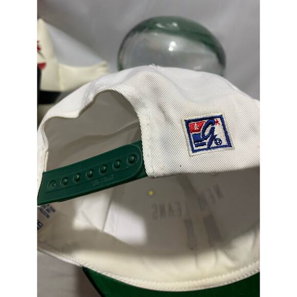 New Orleans vintage Hat Birth place of Jazz White Green - Picture 5 of 7